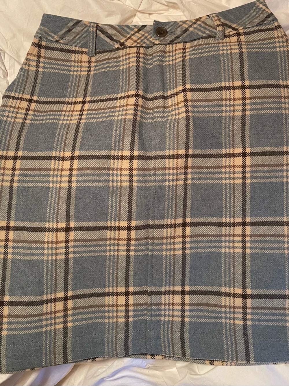 Eddie Bauer Wool Plaid Skirt Size 4 Tall – Never Worn
